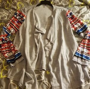 Miss Look 2xl Lightweight Knit Jacket